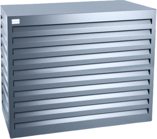 Kap/behuizing voor airco of warmtepomp